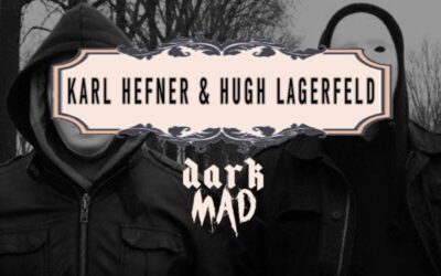 Karl Hefner and Hugh Lagerfeld